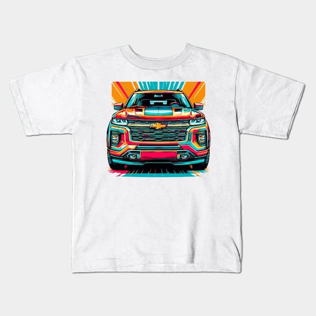 Chevy Blazer Kids T-Shirt by Vehicles-Art